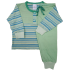 0275 Pijama Algodão Verde Polo com Calça Verde  +R$ 49,00